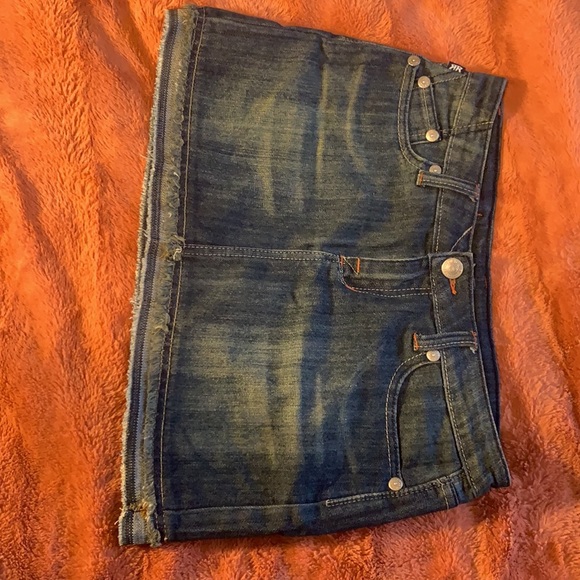 Rock & Republic Denim Jean Skirt SZ 28 - Picture 9 of 11